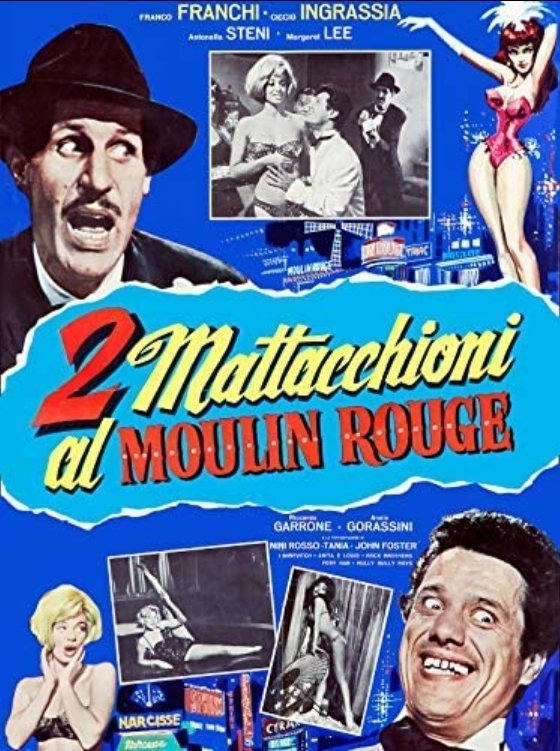 Locandina di 2 mattacchioni al Moulin Rouge