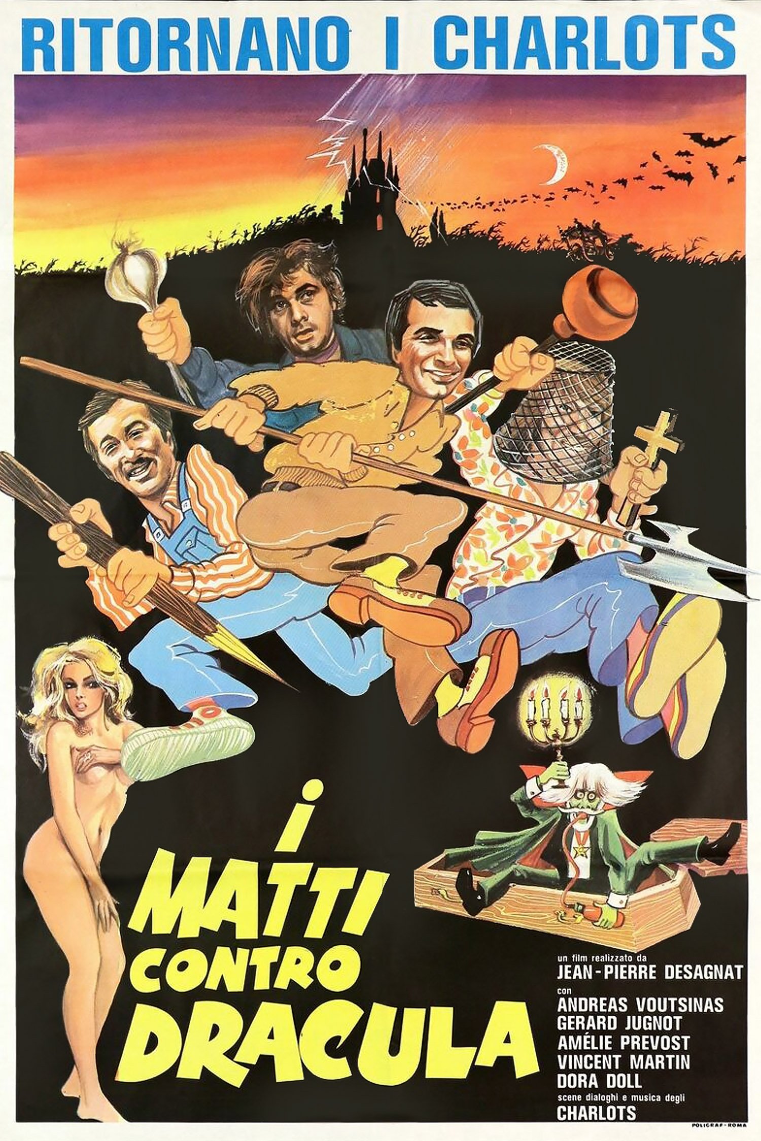Locandina di 5 matti contro Dracula