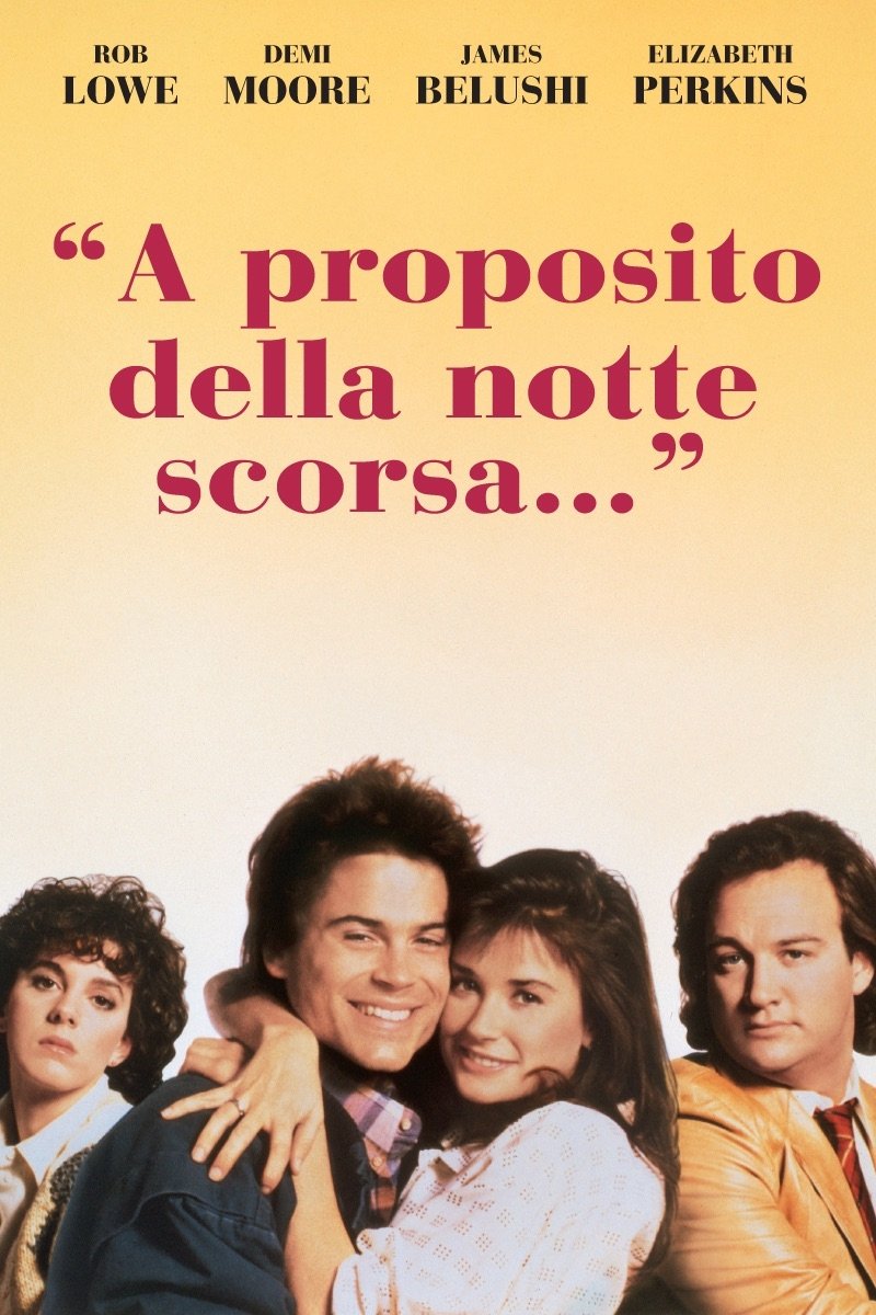 Locandina di A proposito della notte scorsa...