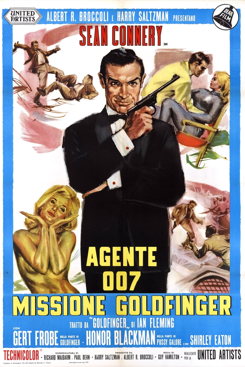 Locandina di Agente 007 - Missione Goldfinger
