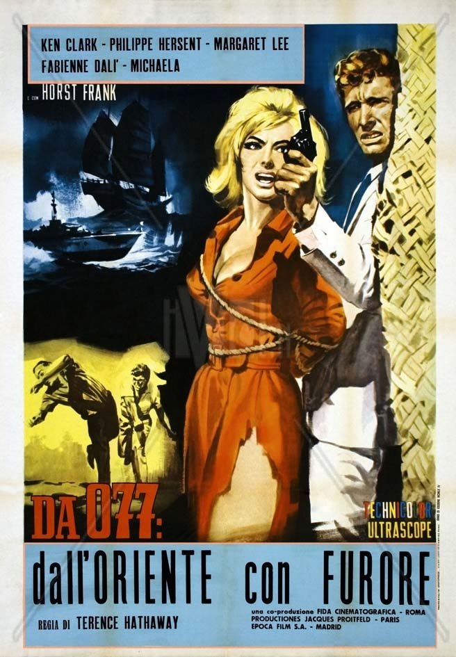 Locandina di Agente 077 dall'oriente con furore