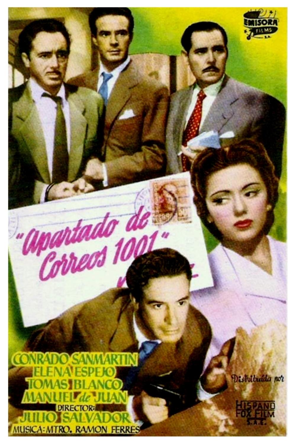 Locandina di Apartado de correos 1001