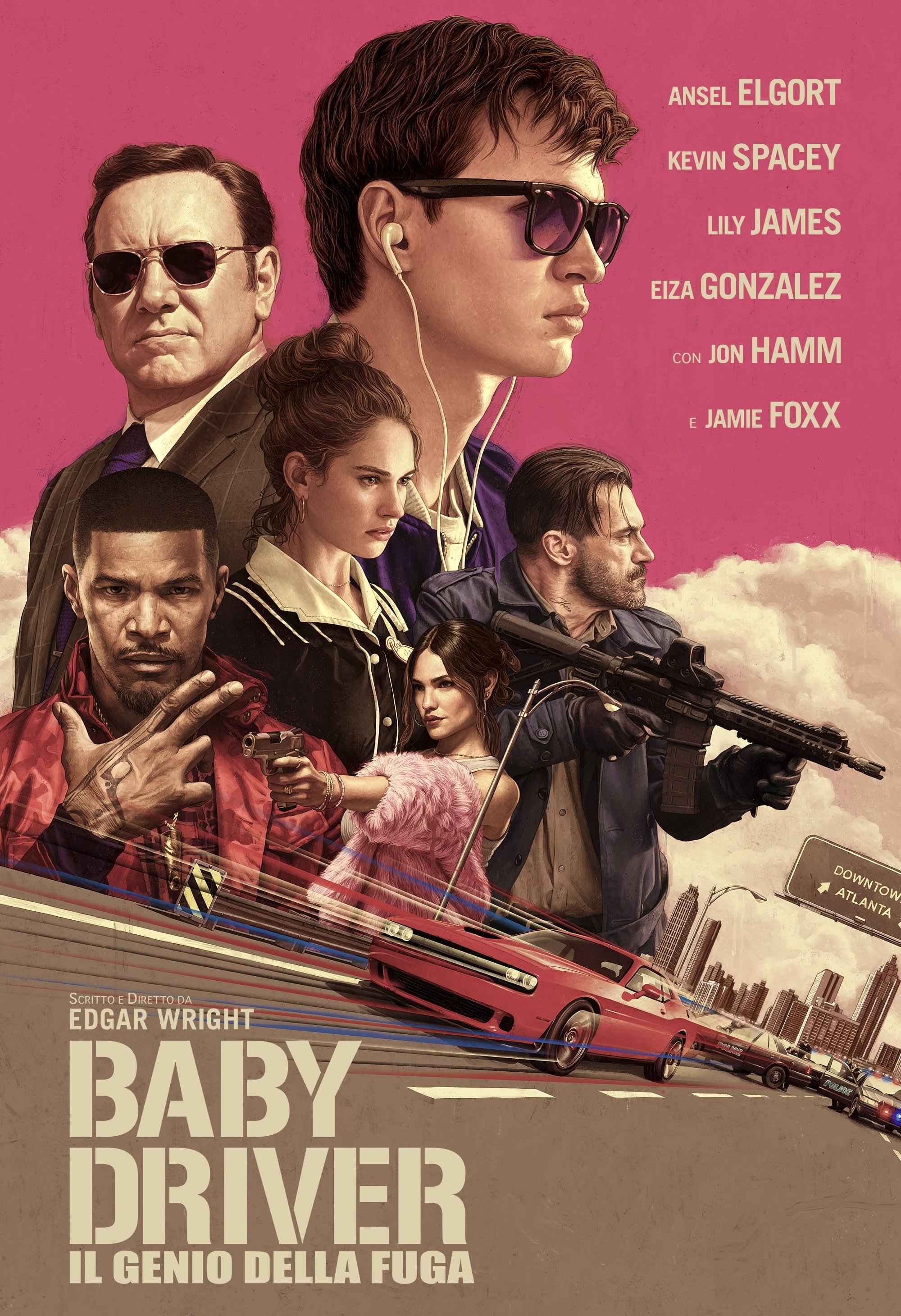 Locandina di Baby Driver - Il genio della fuga