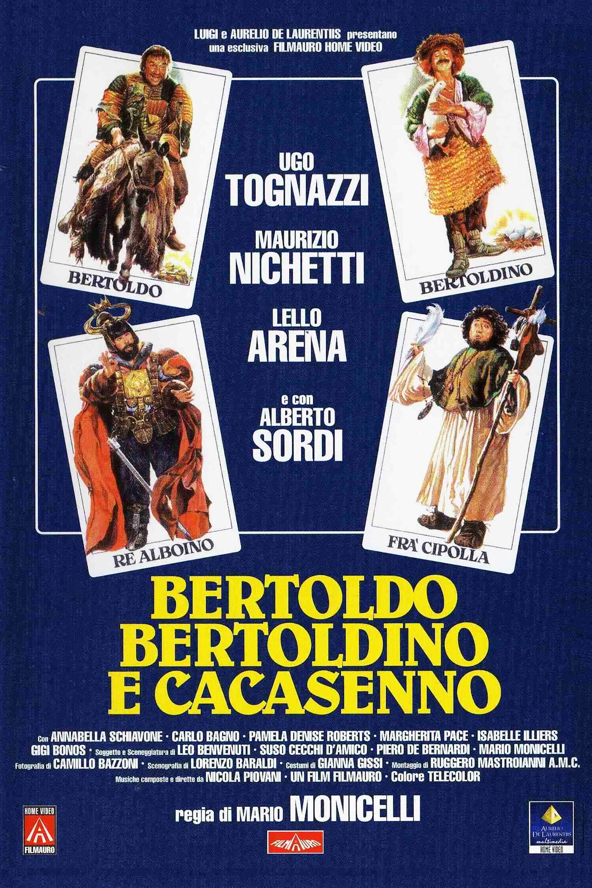 Locandina di Bertoldo, Bertoldino e Cacasenno