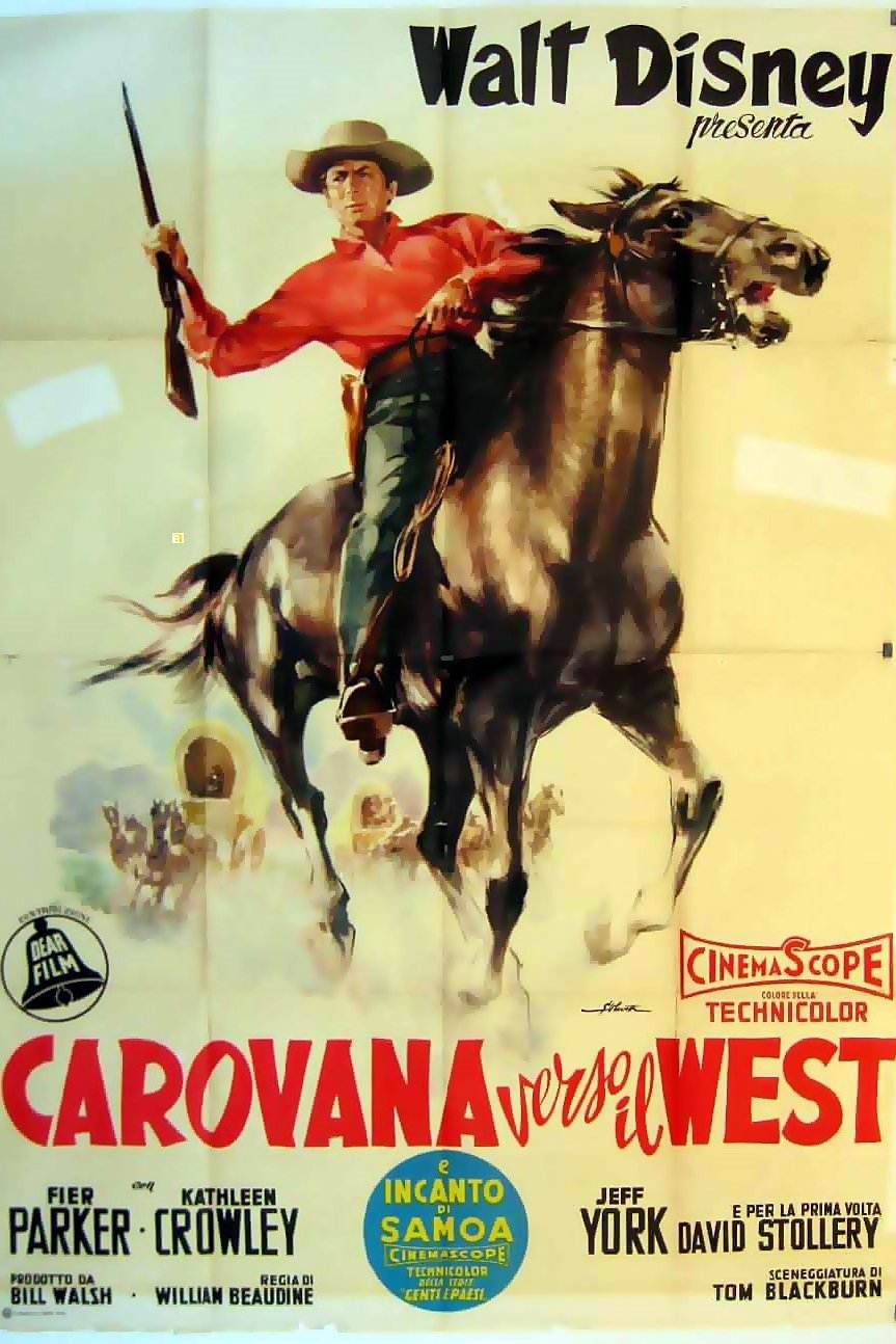 Locandina di Carovana verso il West