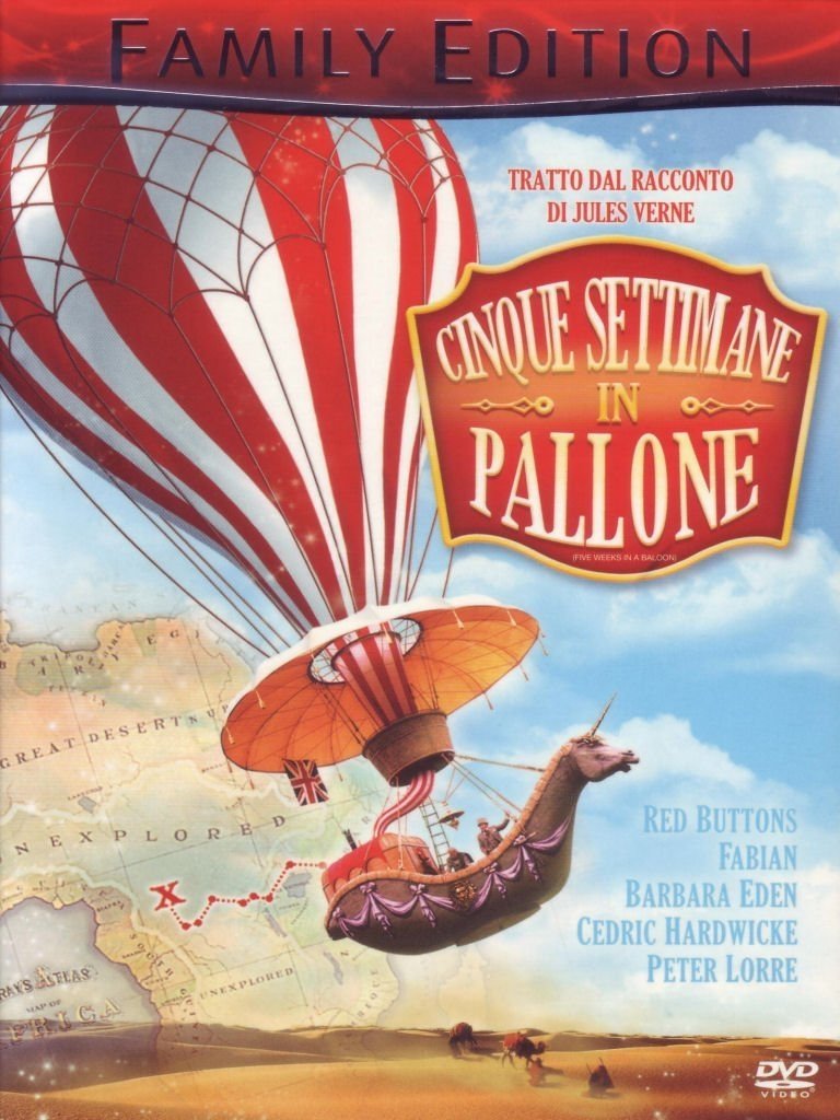 Locandina di Cinque settimane in pallone
