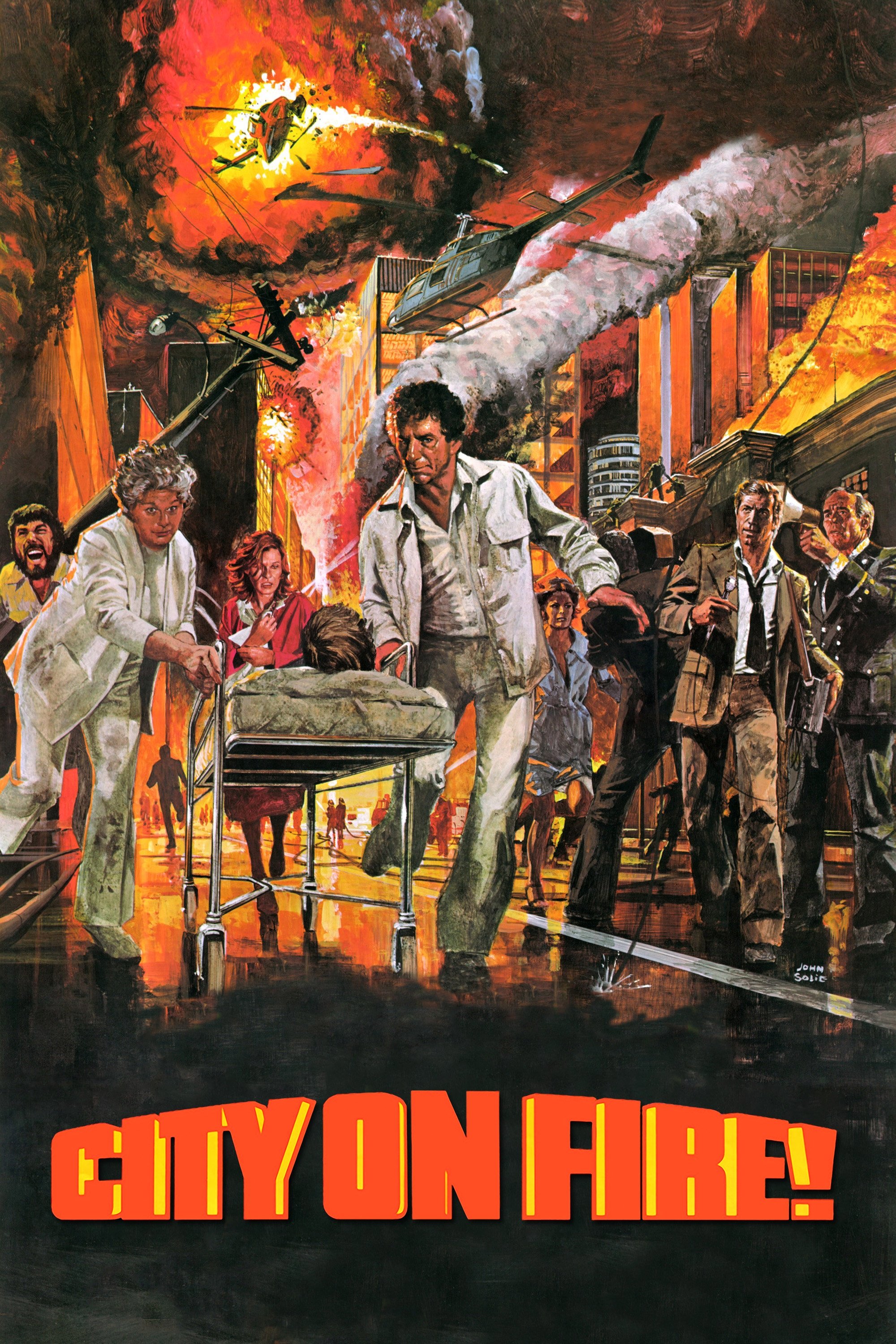 Locandina di Città in fiamme