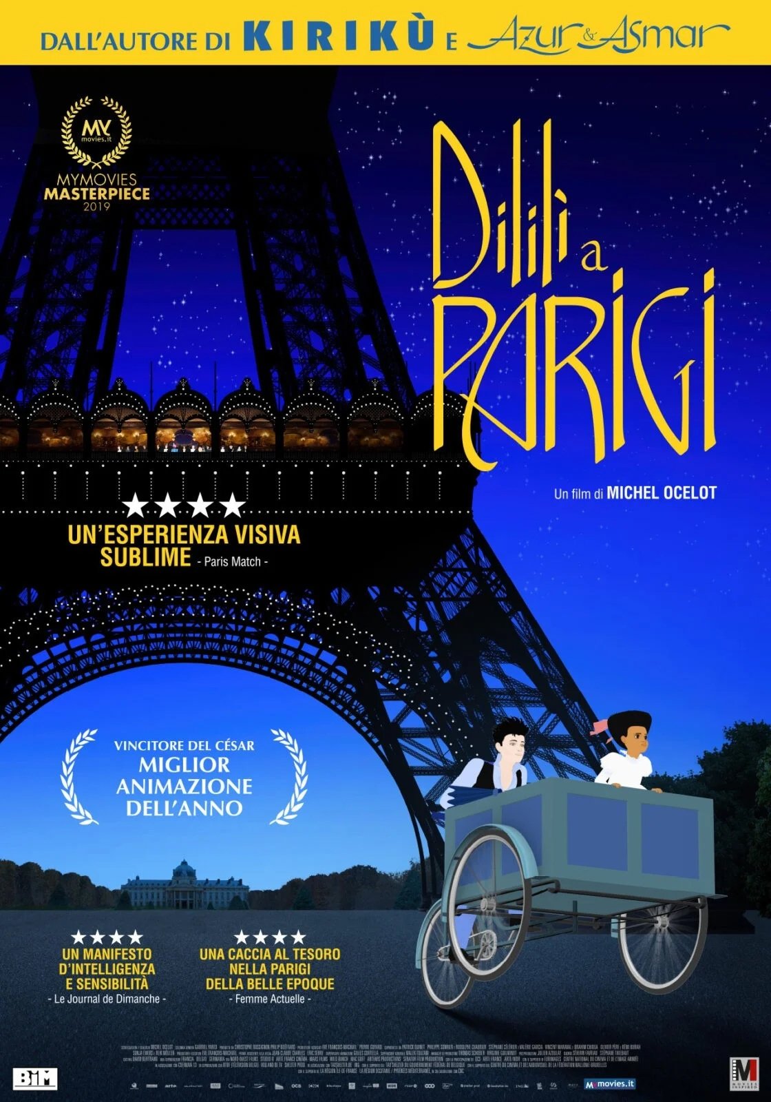 Locandina di Dilili a Parigi
