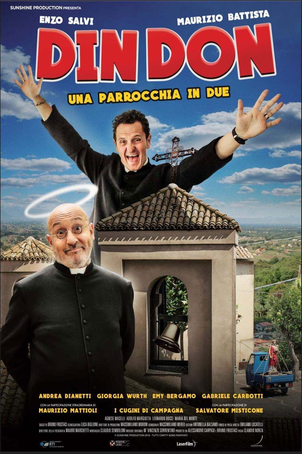 Locandina di Din Don - Una parrocchia in due