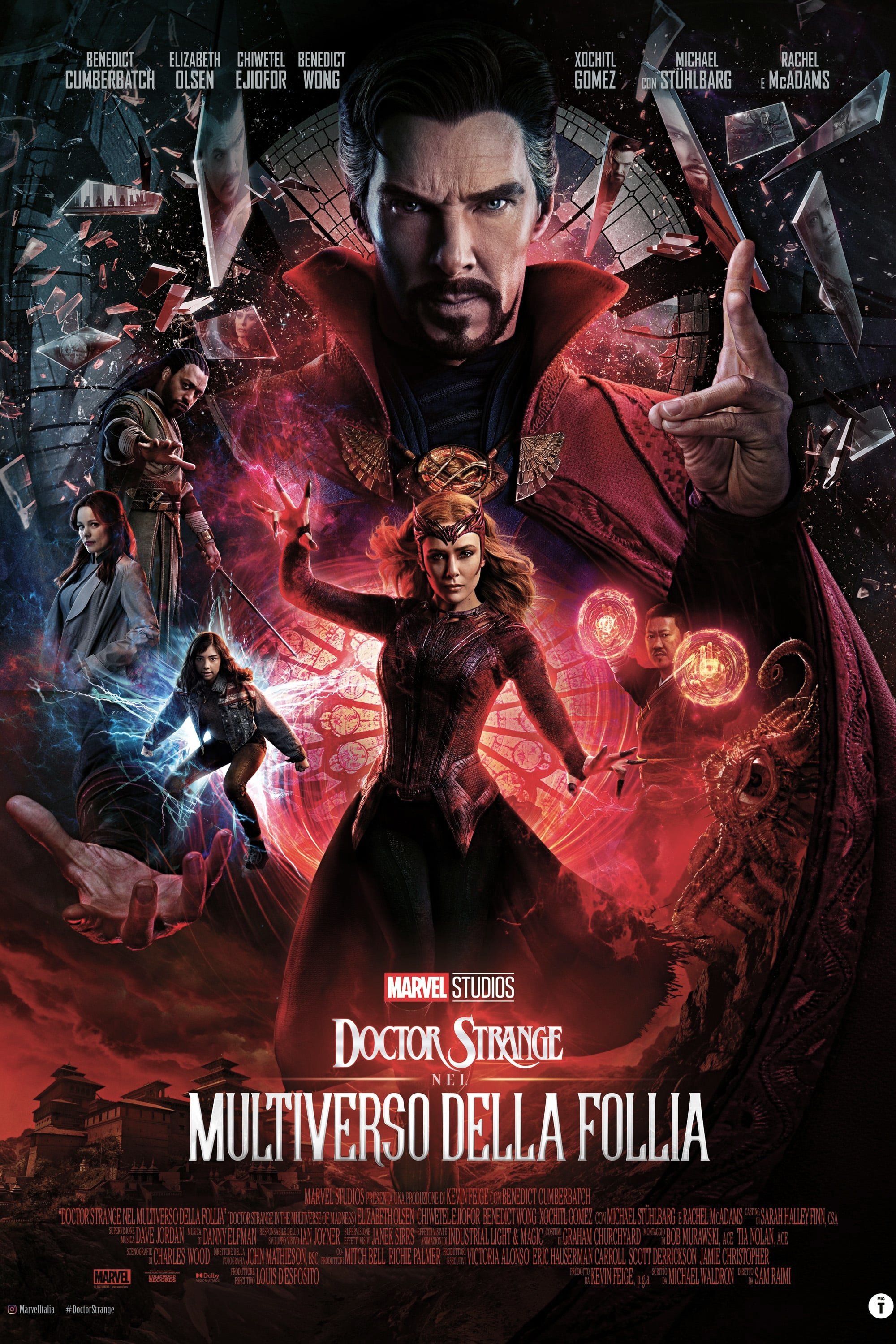 Locandina di Doctor Strange nel Multiverso della Follia