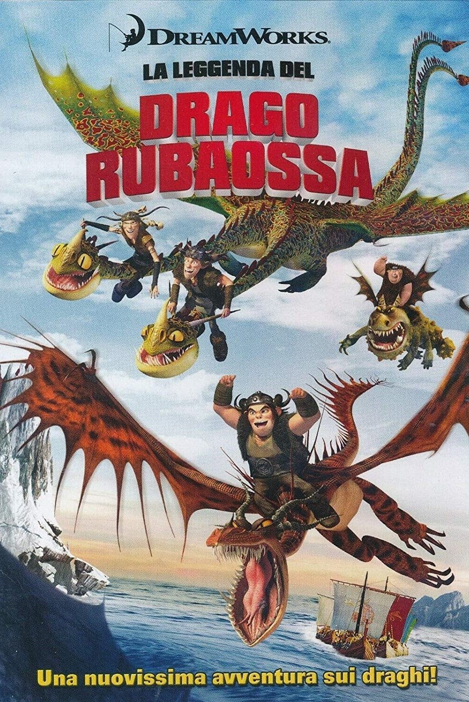 Locandina di Dragons - La leggenda del drago Rubaossa