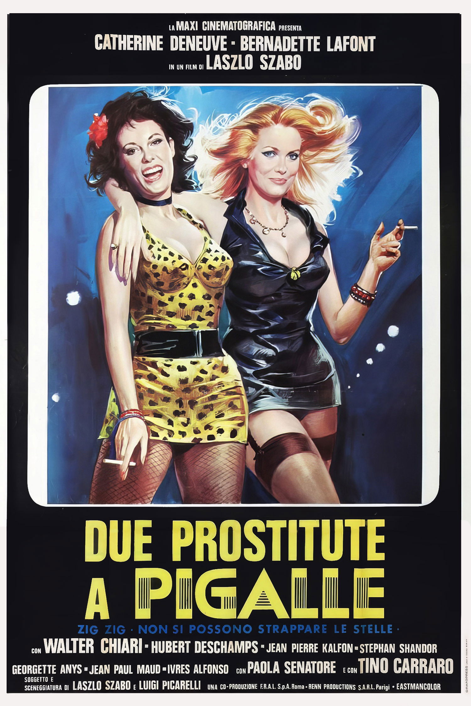 Locandina di Due prostitute a Pigalle