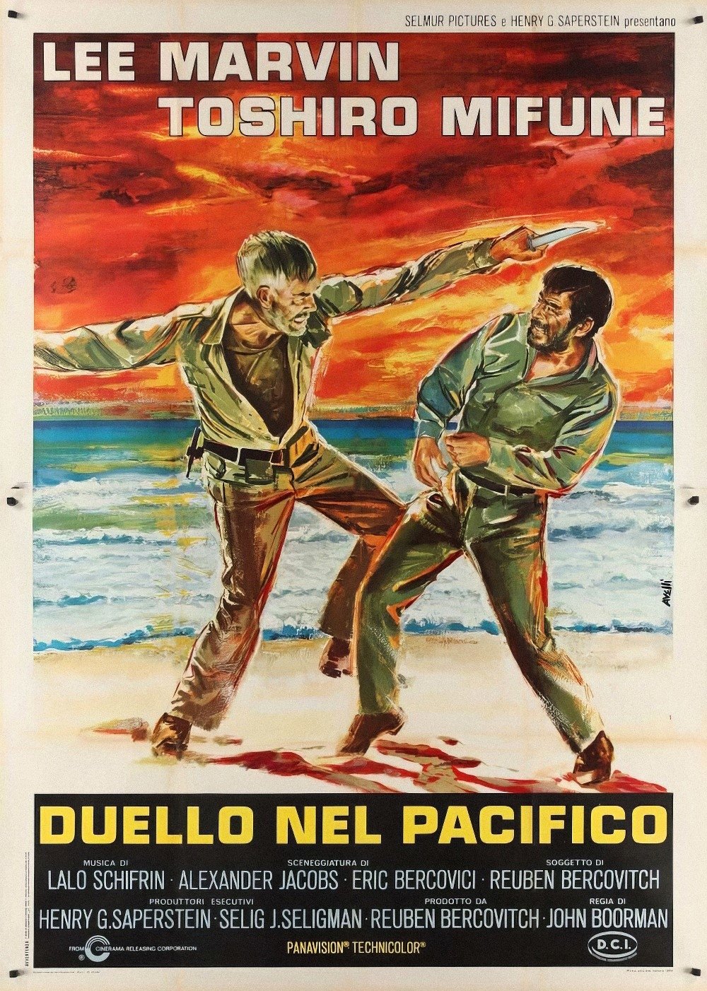 Locandina di Duello nel Pacifico