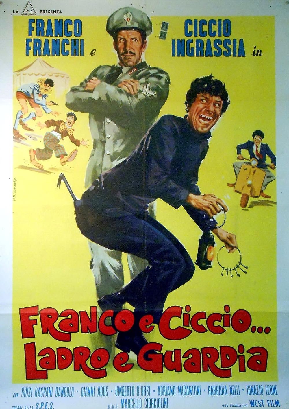 Locandina di Franco e Ciccio... Ladro e Guardia