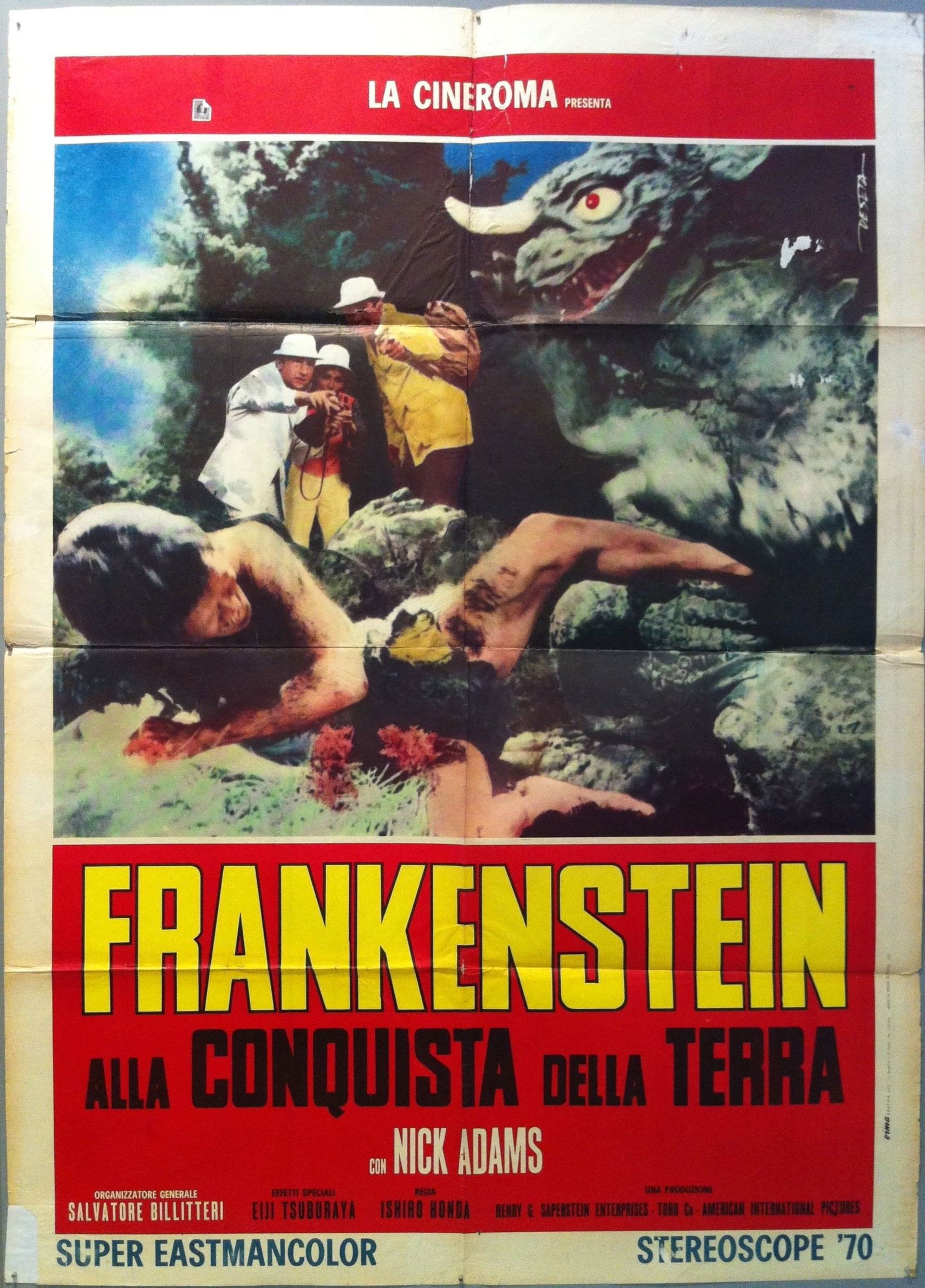 Locandina di Frankenstein alla conquista della terra
