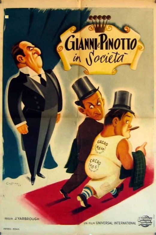 Locandina di Gianni e Pinotto in società