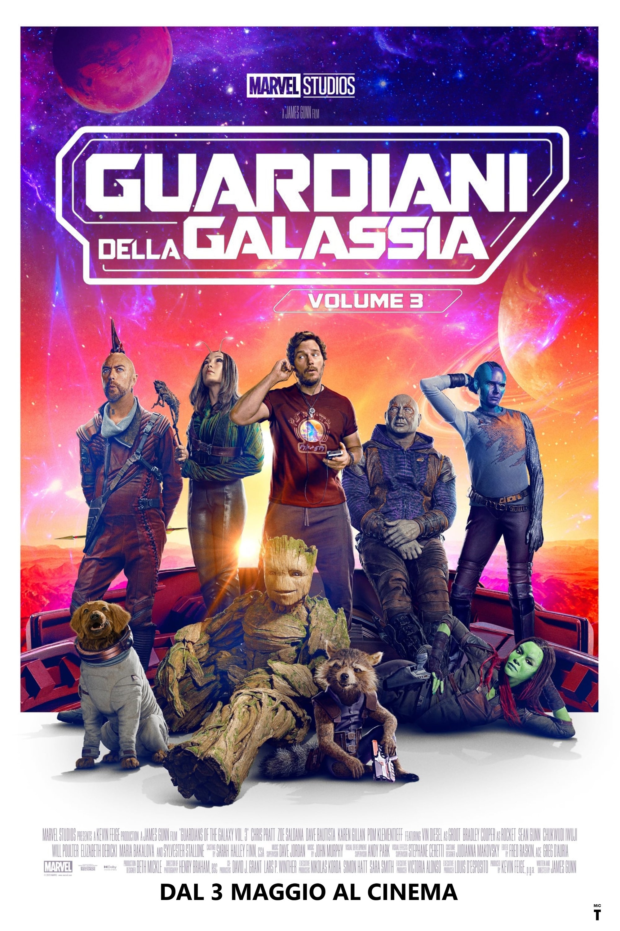 Locandina di Guardiani della Galassia: Volume 3