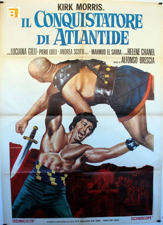 Locandina di Il conquistatore di Atlantide