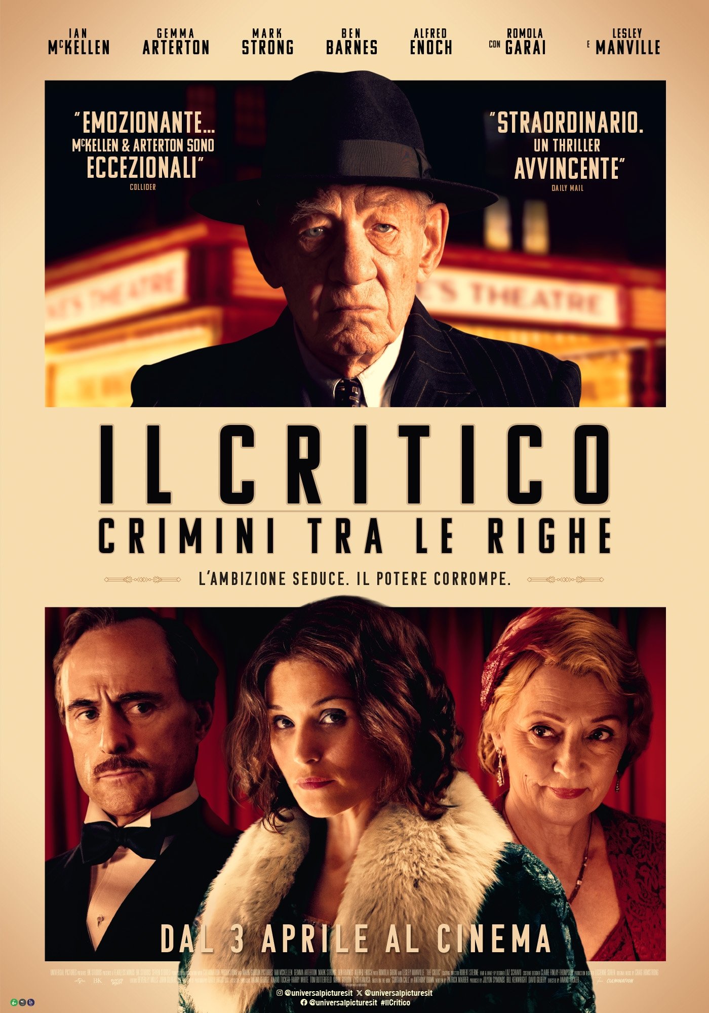 Locandina di Il Critico - Crimini tra le righe