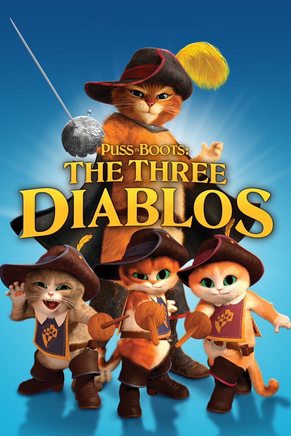 Locandina di Il gatto con gli stivali - I tre Diablos