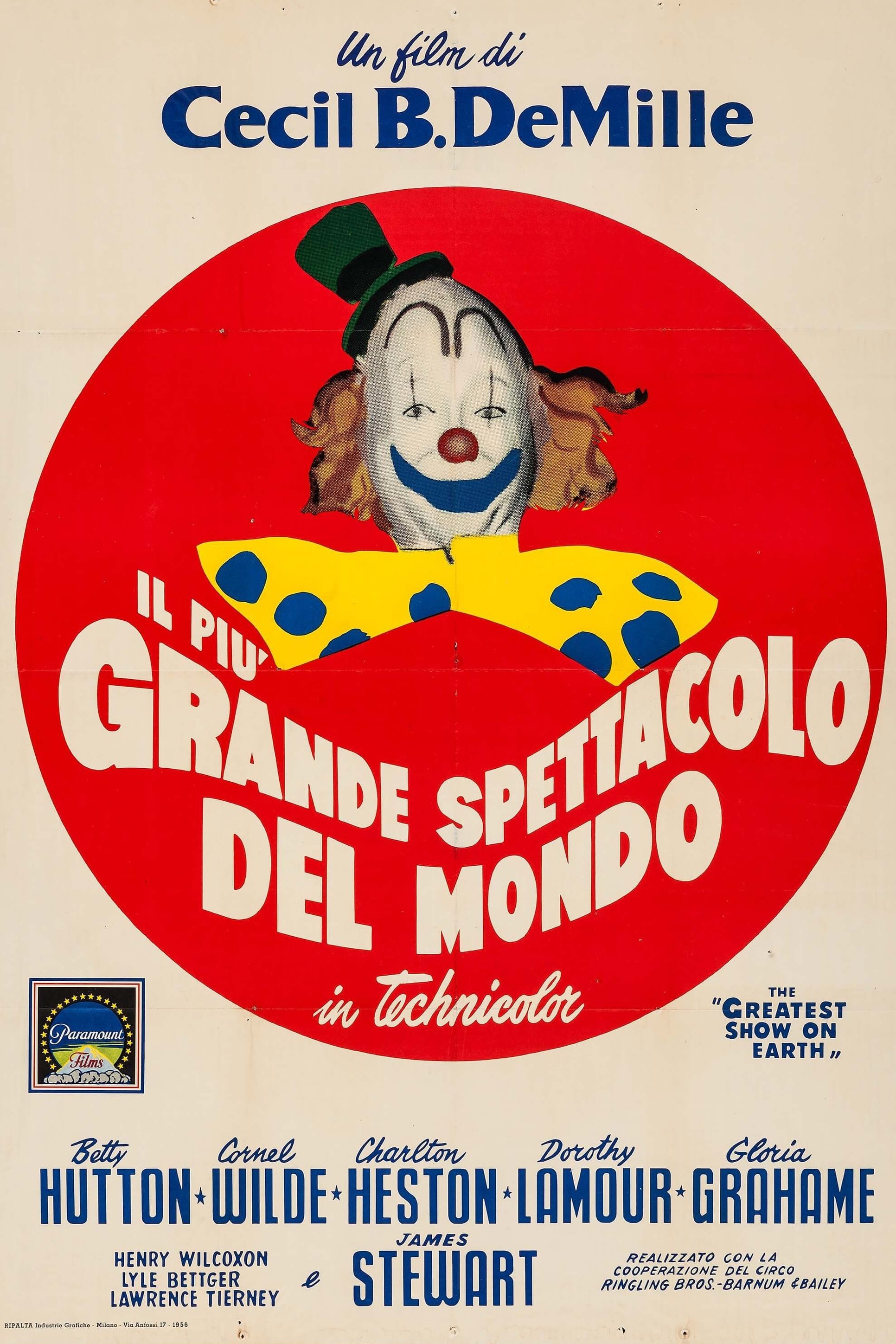 Locandina di Il più grande spettacolo del mondo