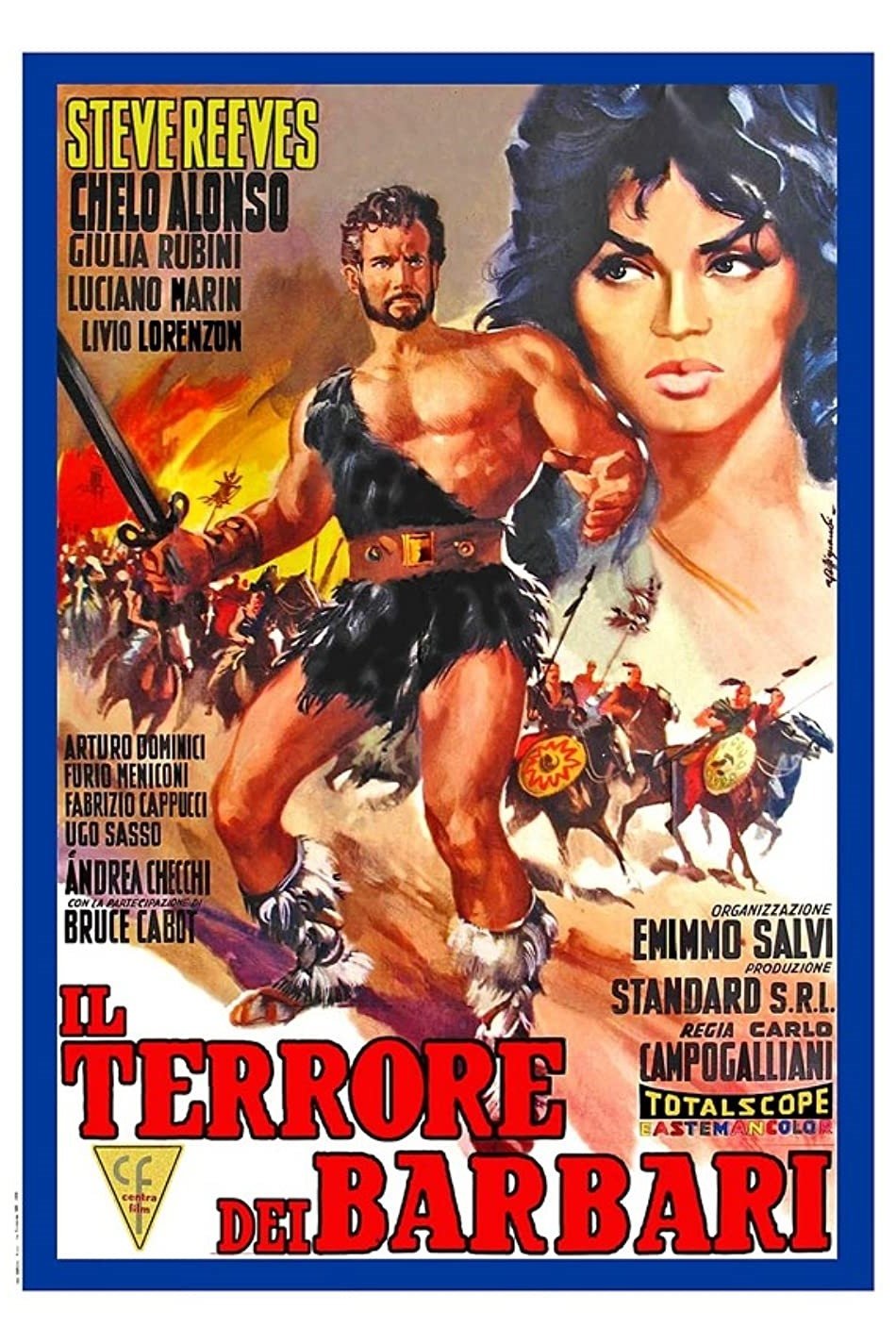 Locandina di Il terrore dei barbari
