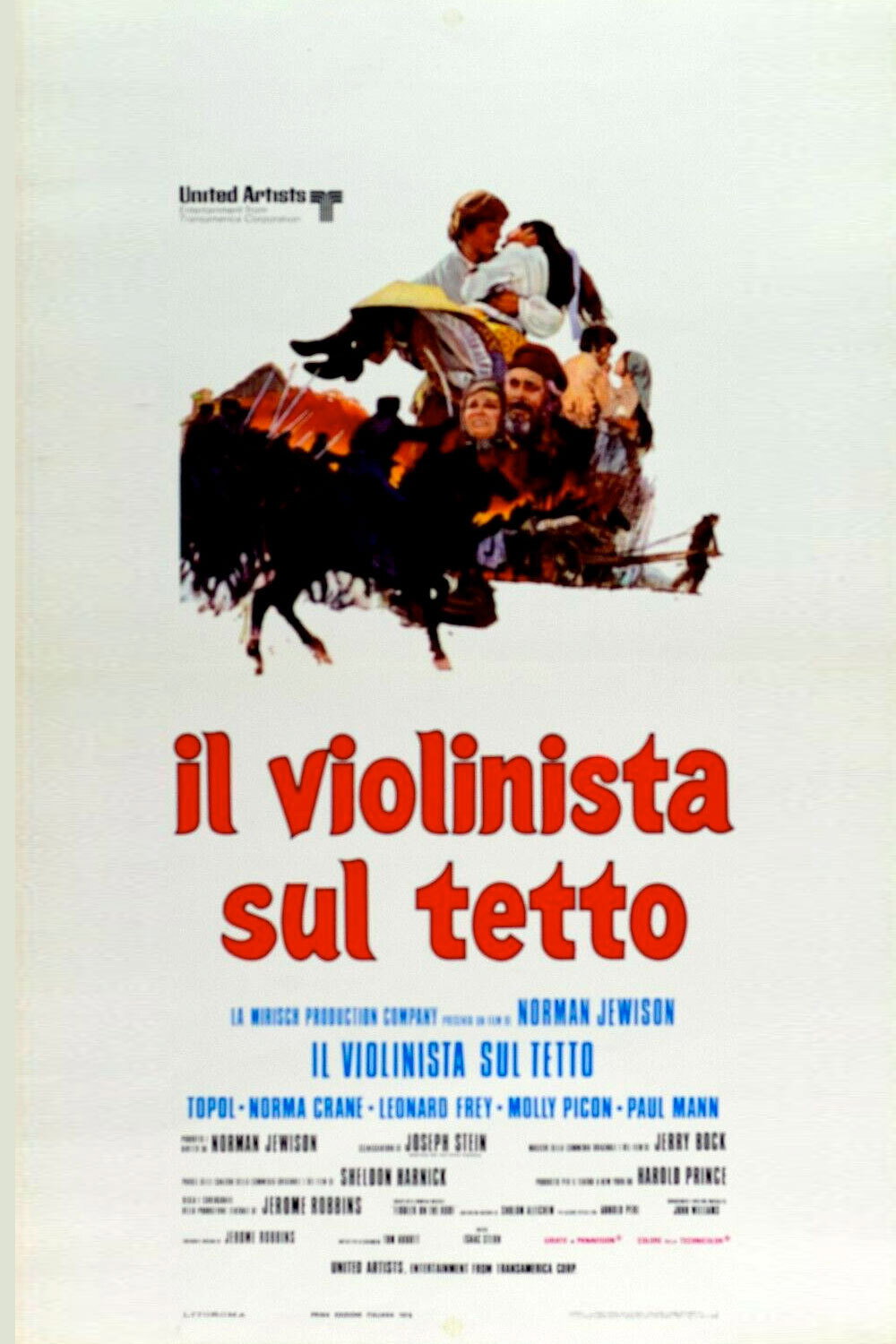 Locandina di Il violinista sul tetto