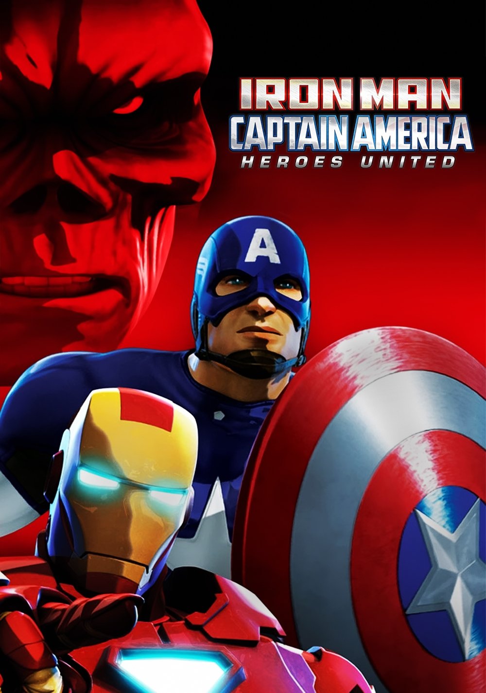 Locandina di Iron Man & Captain America: Heroes United