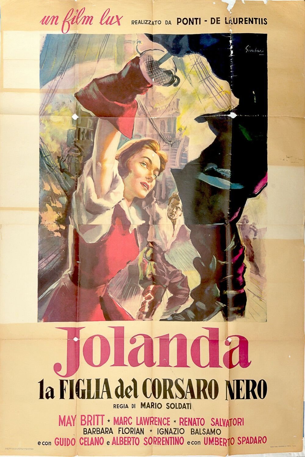 Locandina di Jolanda la figlia del corsaro nero