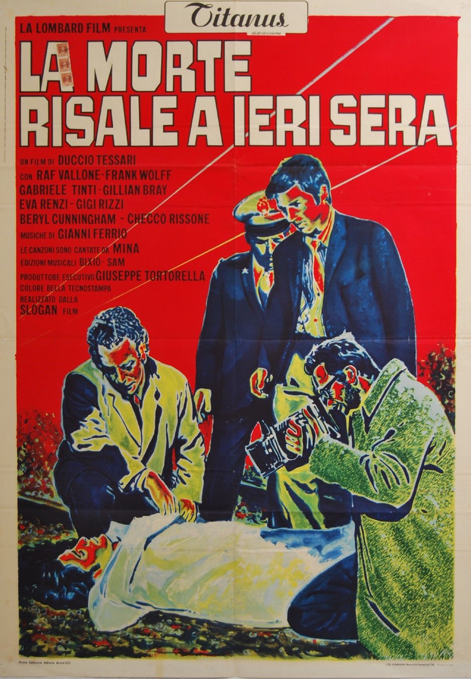 Locandina di La morte risale a ieri sera