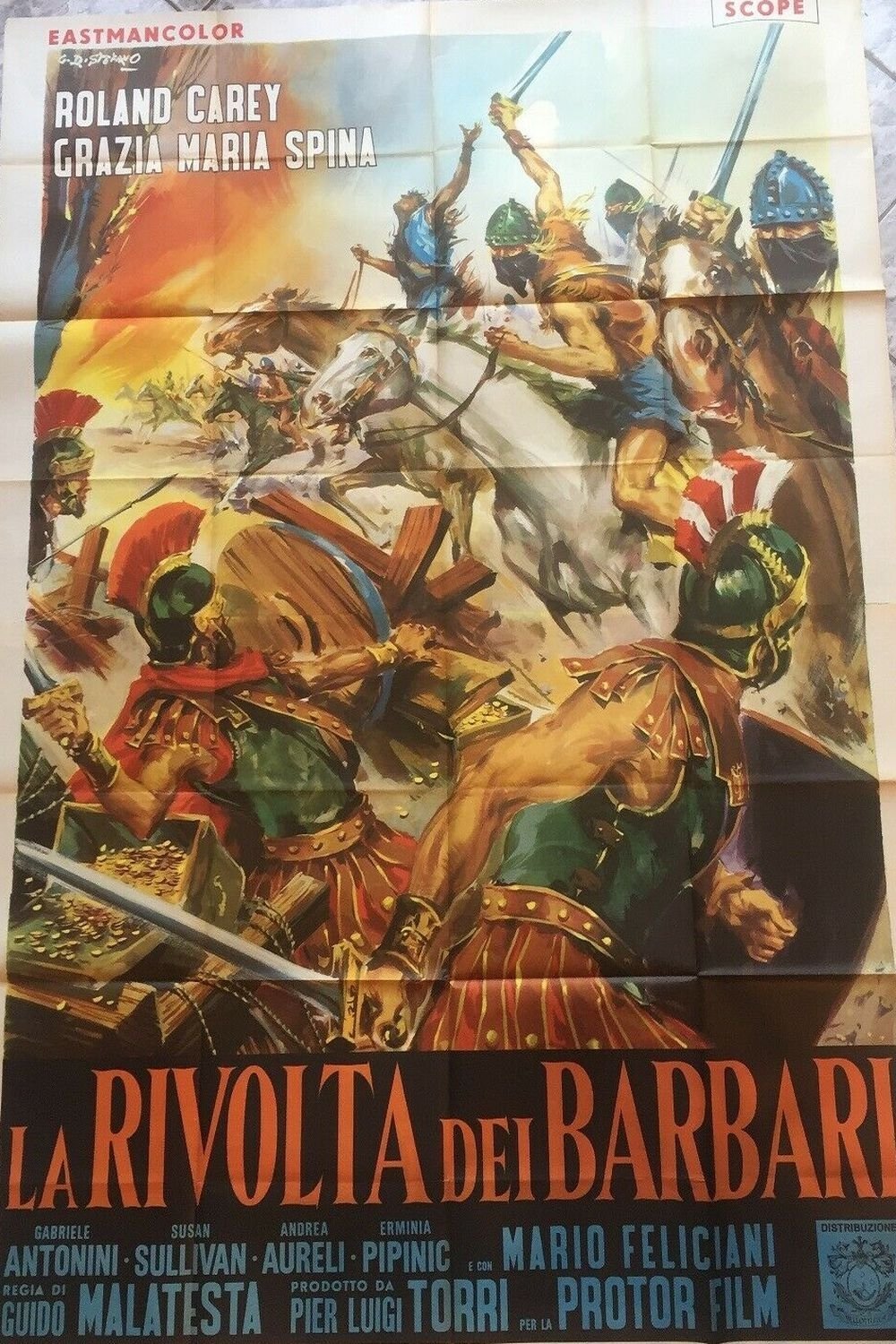 Locandina di La rivolta dei barbari
