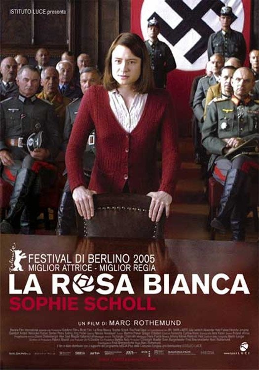 Locandina di La rosa bianca - Sophie Scholl