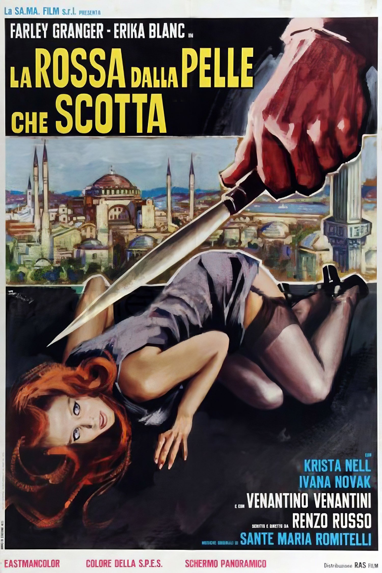 Locandina di La rossa dalla pelle che scotta
