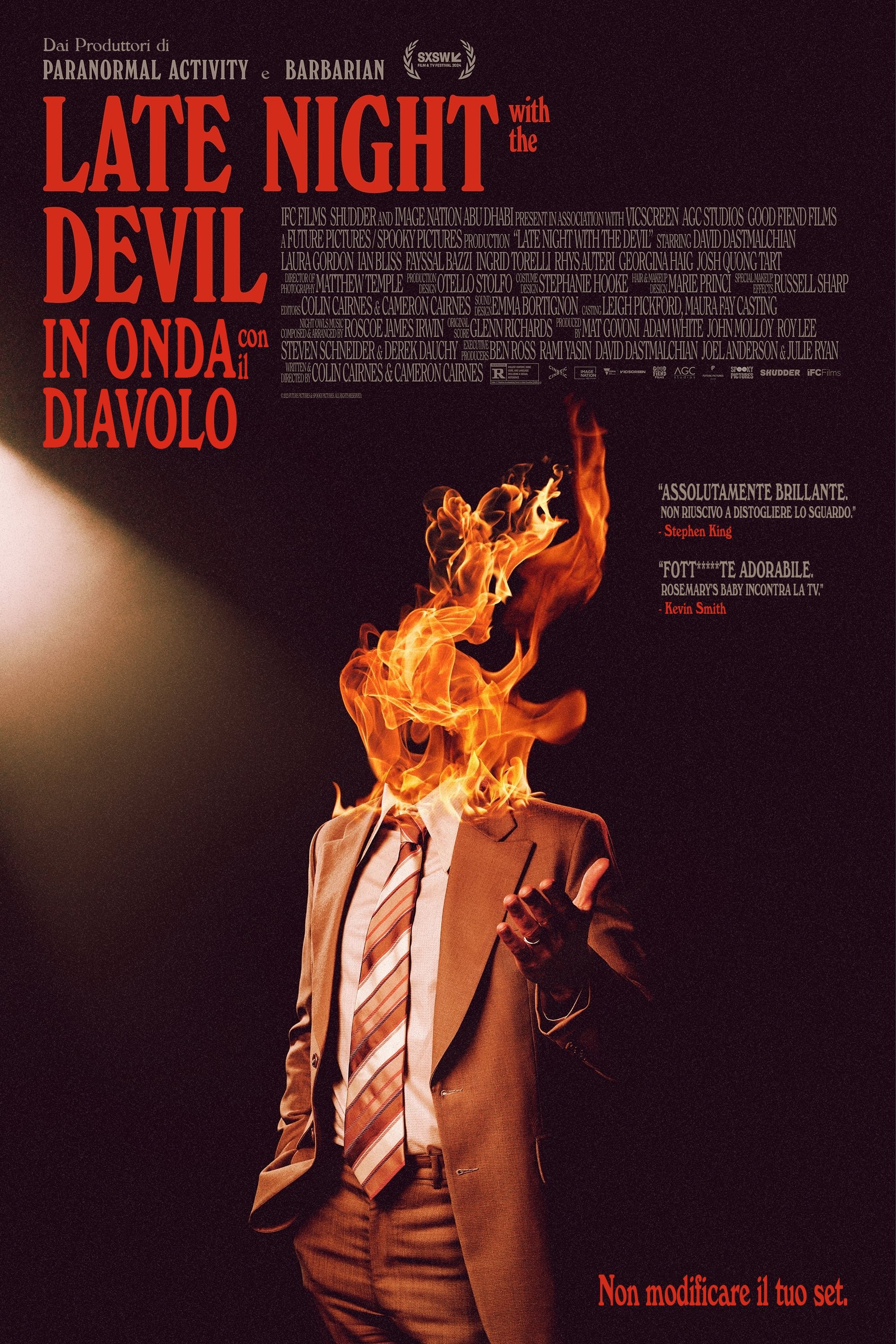 Locandina di Late Night with the Devil - In onda con il Diavolo