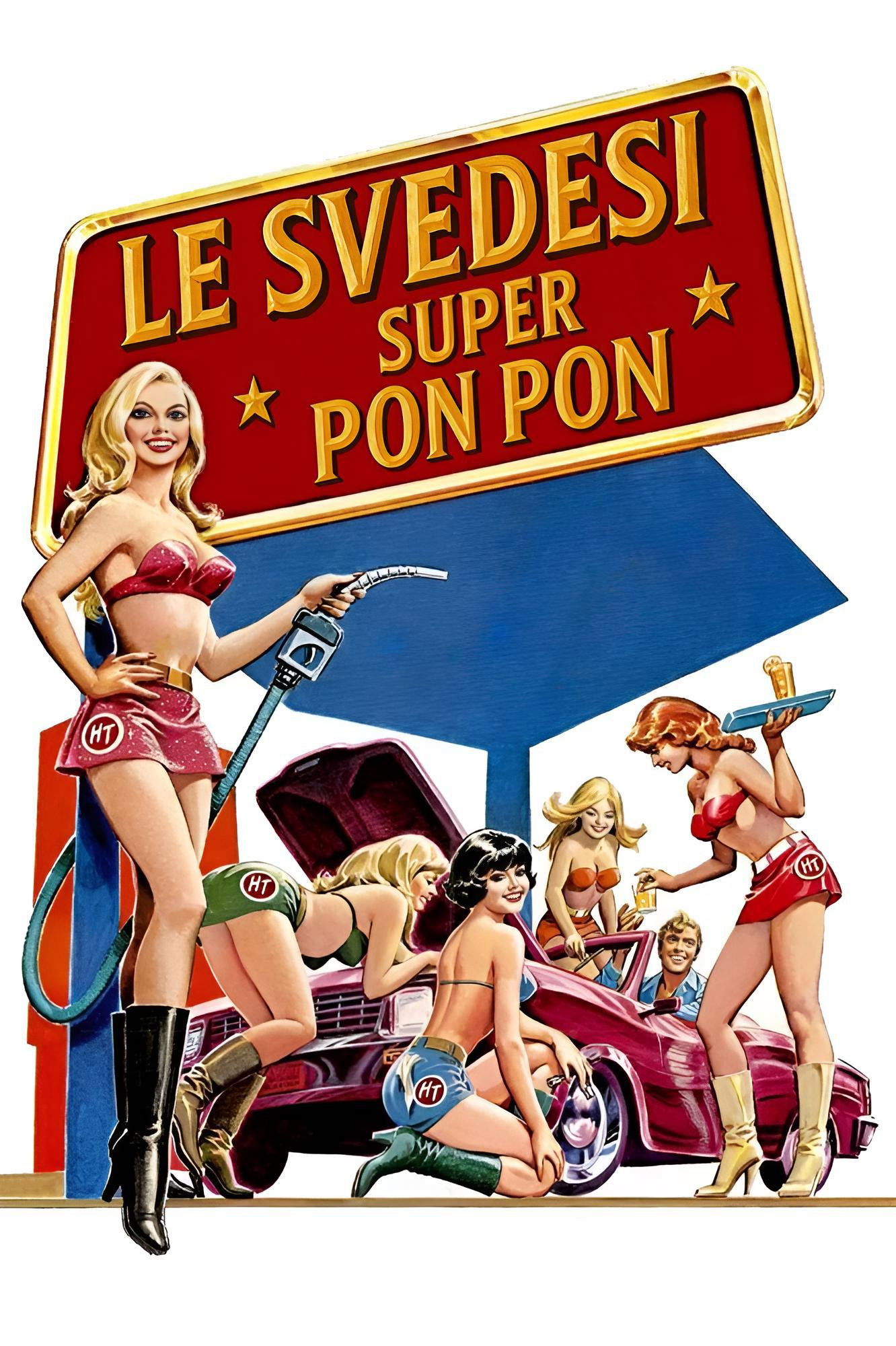 Locandina di Le svedesi super pon pon