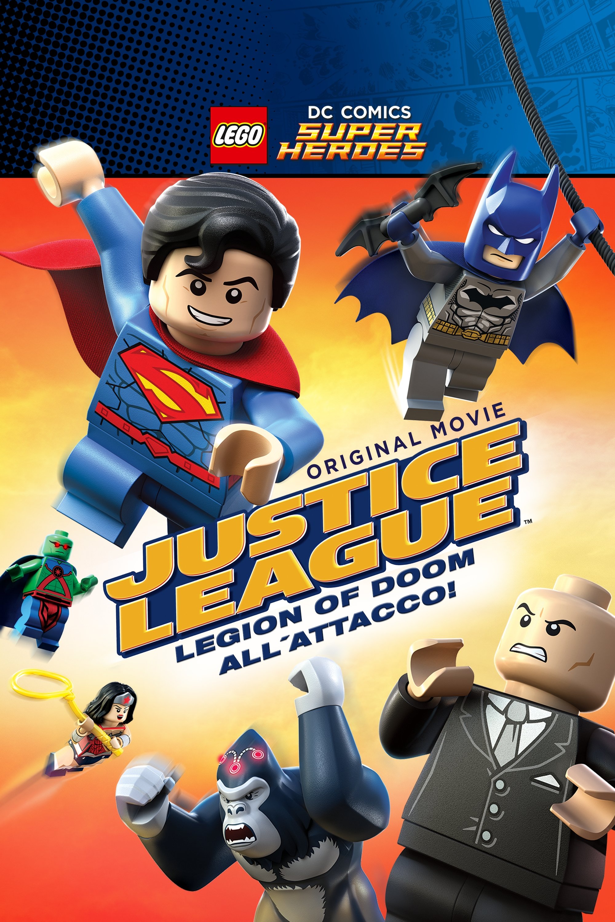 Locandina di Lego DC Comics Super Heroes - Justice League - Legion of Doom all'attacco!