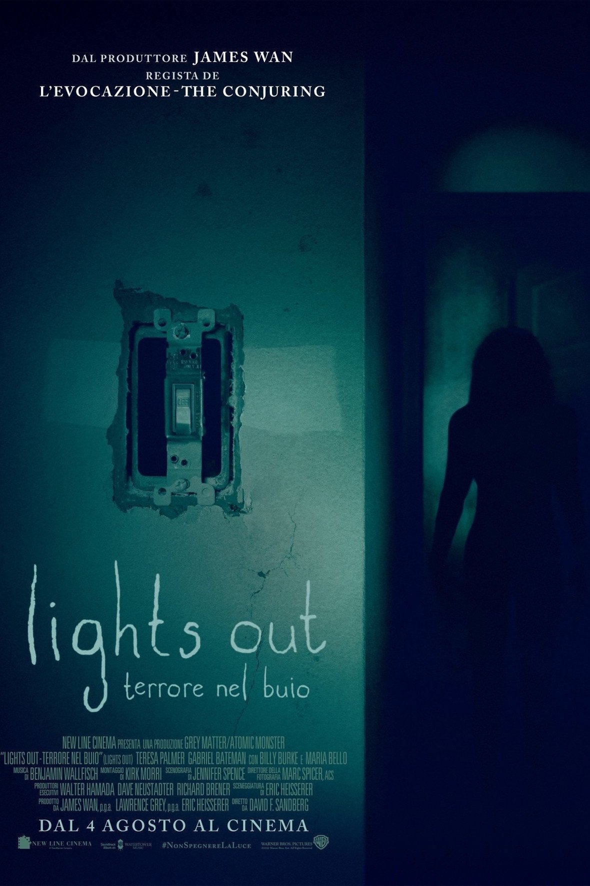 Locandina di Lights Out - Terrore nel buio