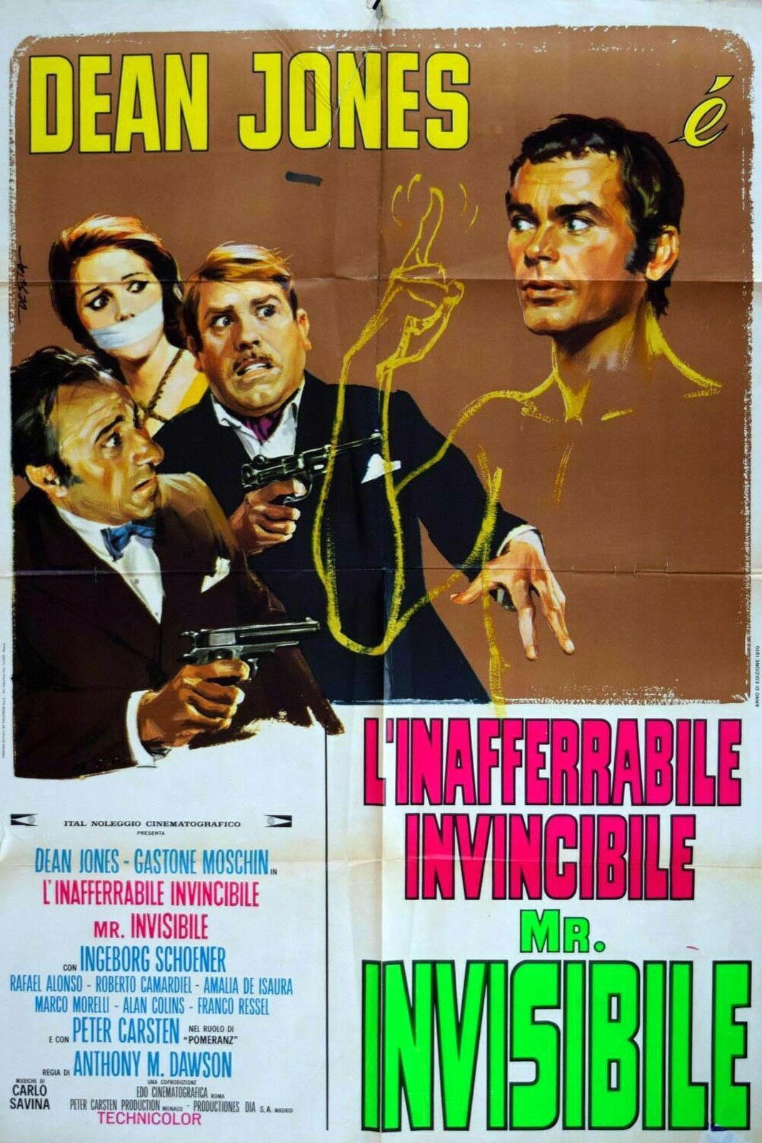 Locandina di L'inafferrabile invincibile Mr. Invisibile