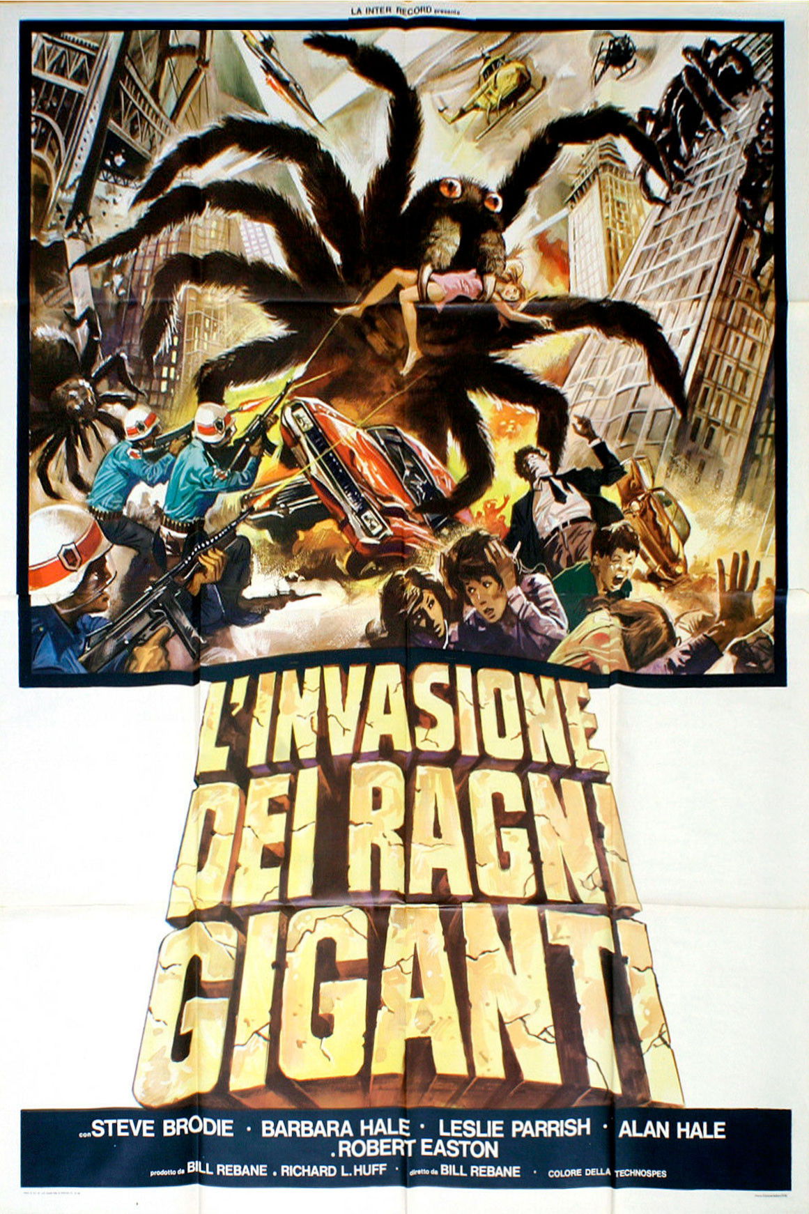 Locandina di L'invasione dei ragni giganti