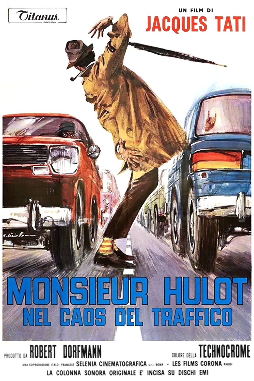Locandina di Monsieur Hulot nel caos del traffico