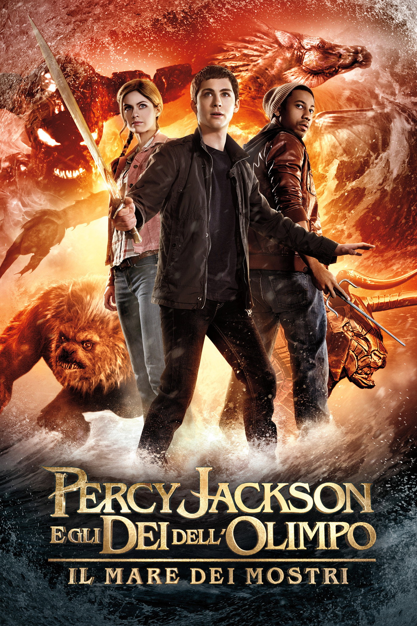 Locandina di Percy Jackson e gli Dei dell'Olimpo - Il mare dei mostri