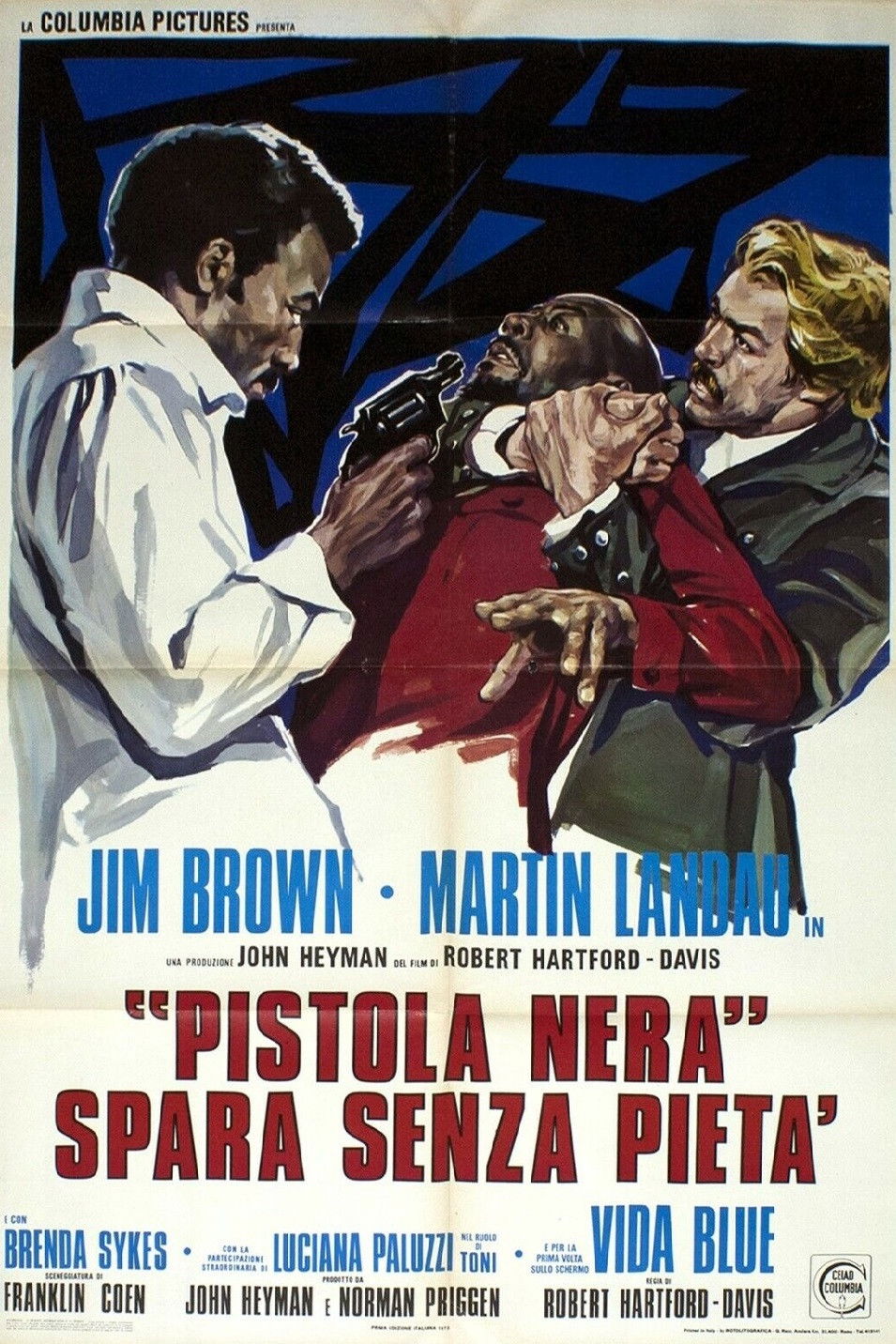 Locandina di "Pistola nera" spara senza pietà