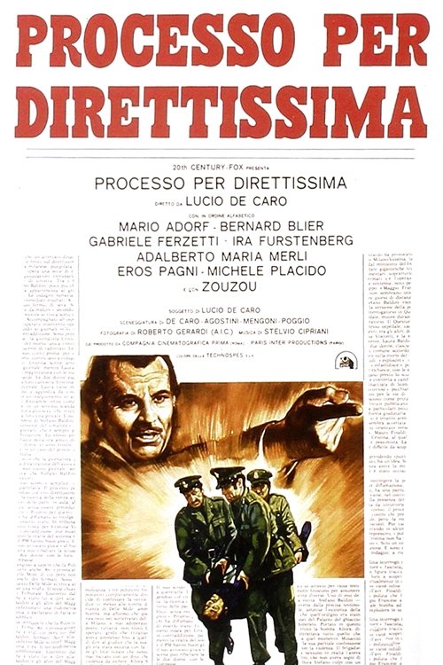 Locandina di Processo per direttissima