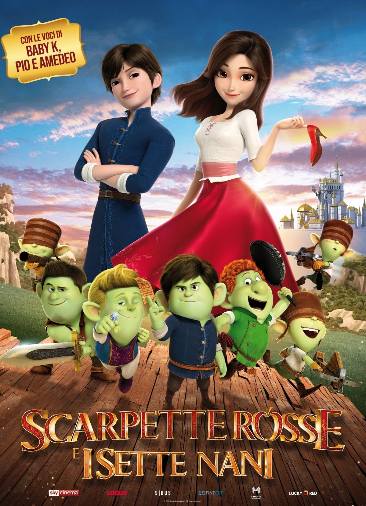 Locandina di Scarpette rosse e i sette nani