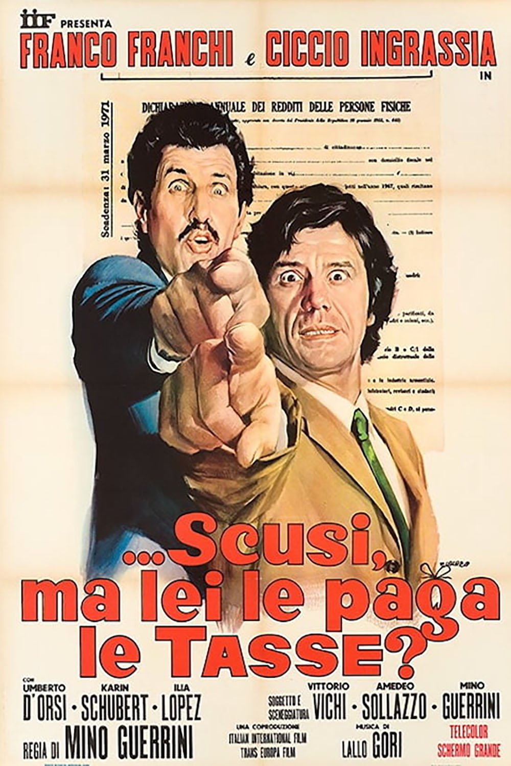 Locandina di ...Scusi, ma lei le paga le tasse?