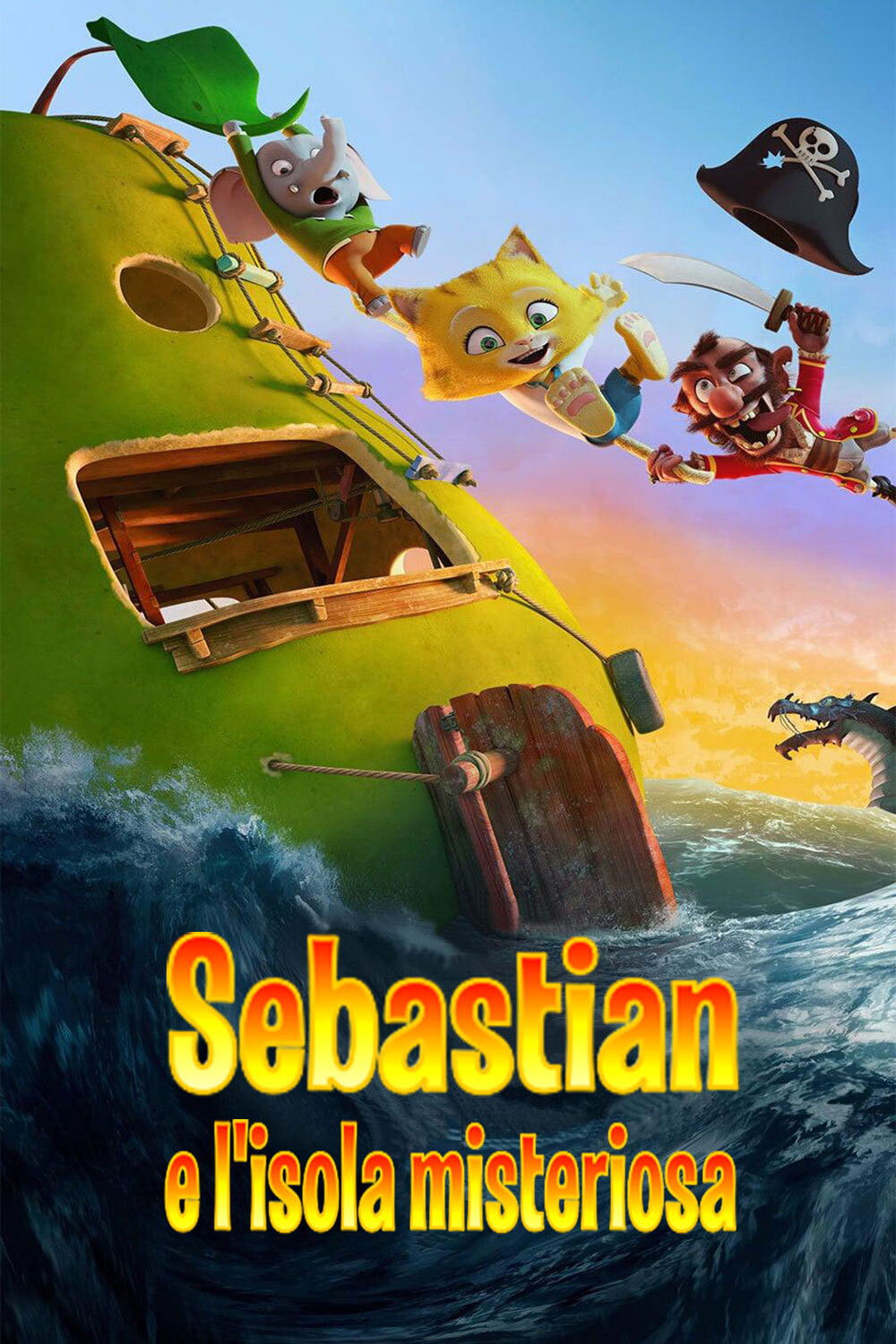 Locandina di Sebastian e l'Isola misteriosa