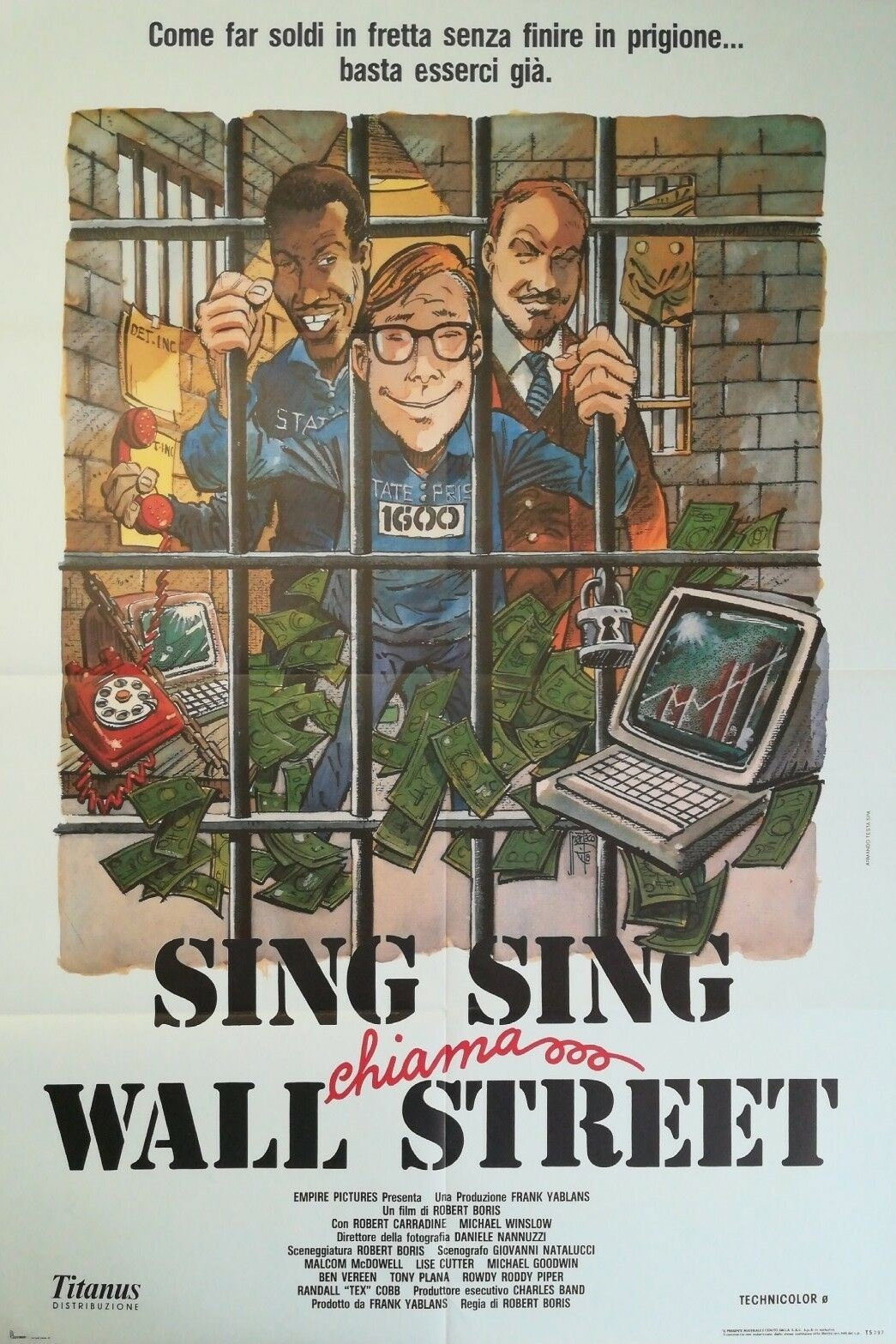 Locandina di Sing Sing chiama Wall Street