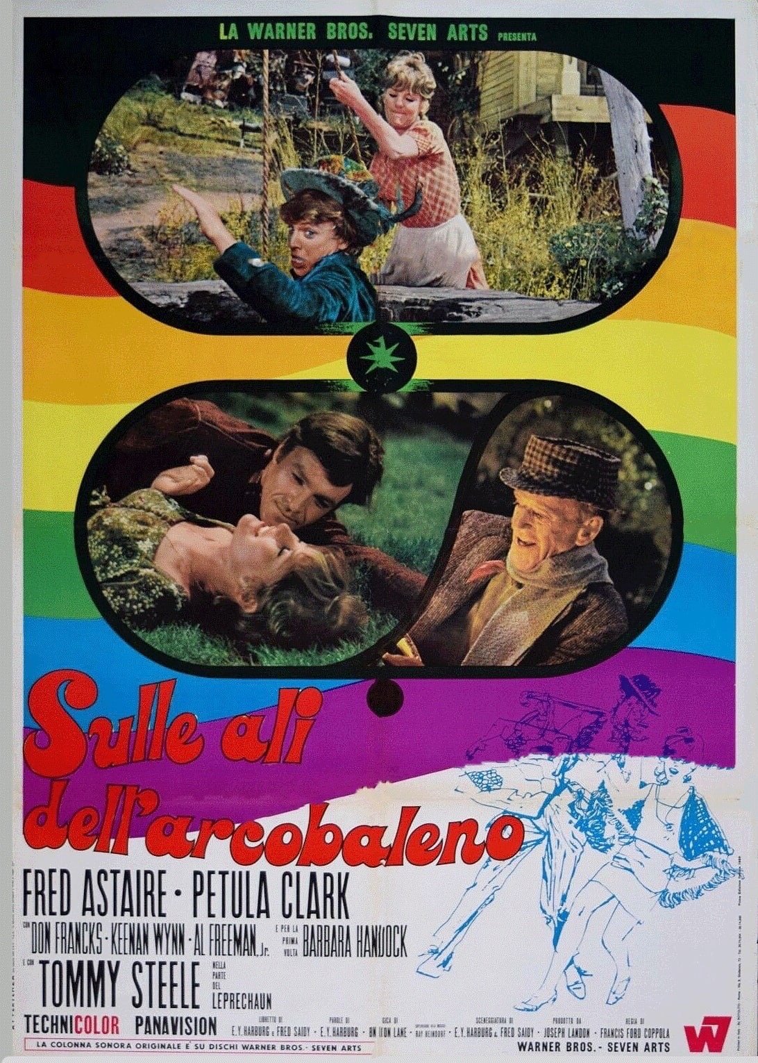 Locandina di Sulle ali dell'arcobaleno