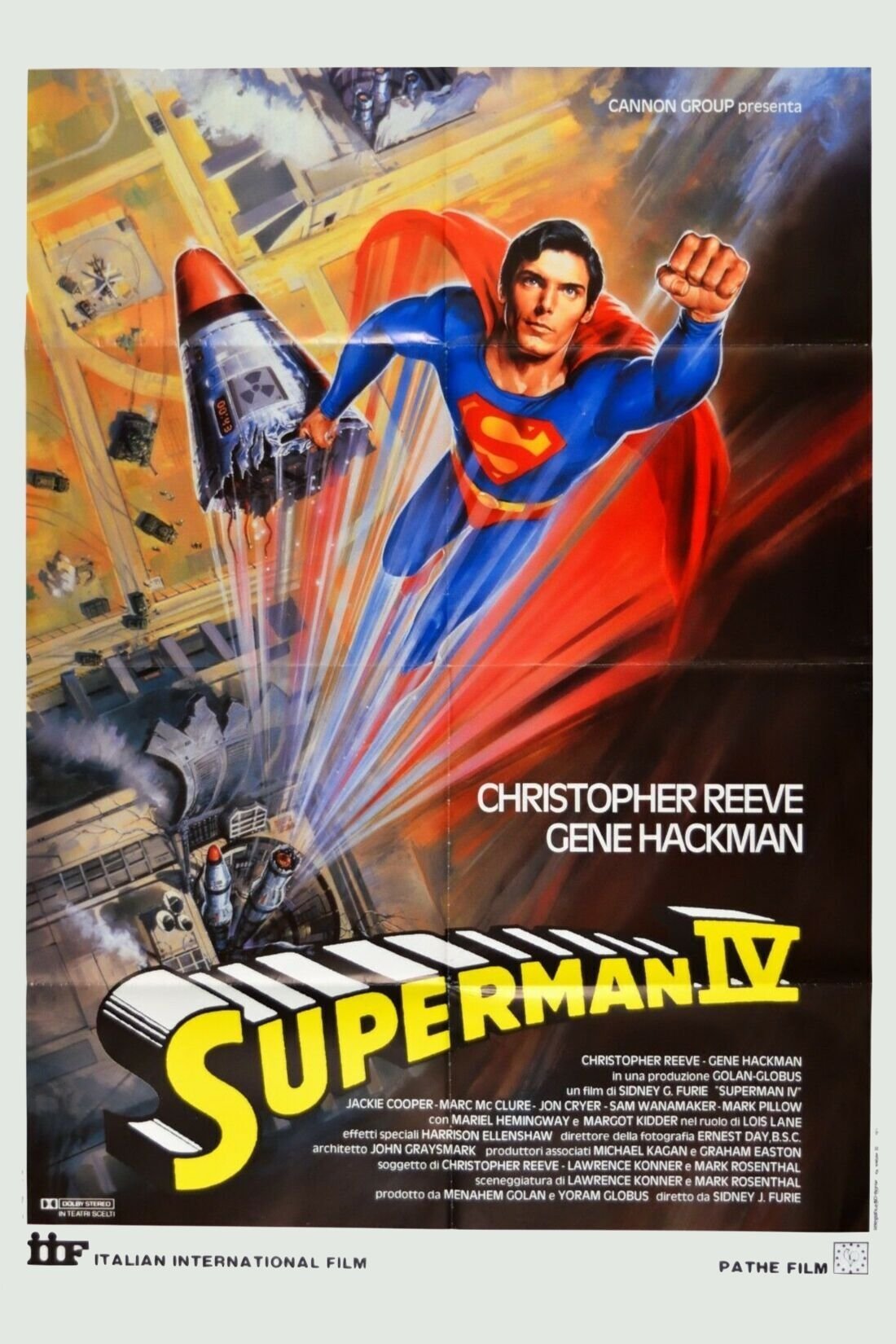 Locandina di Superman IV