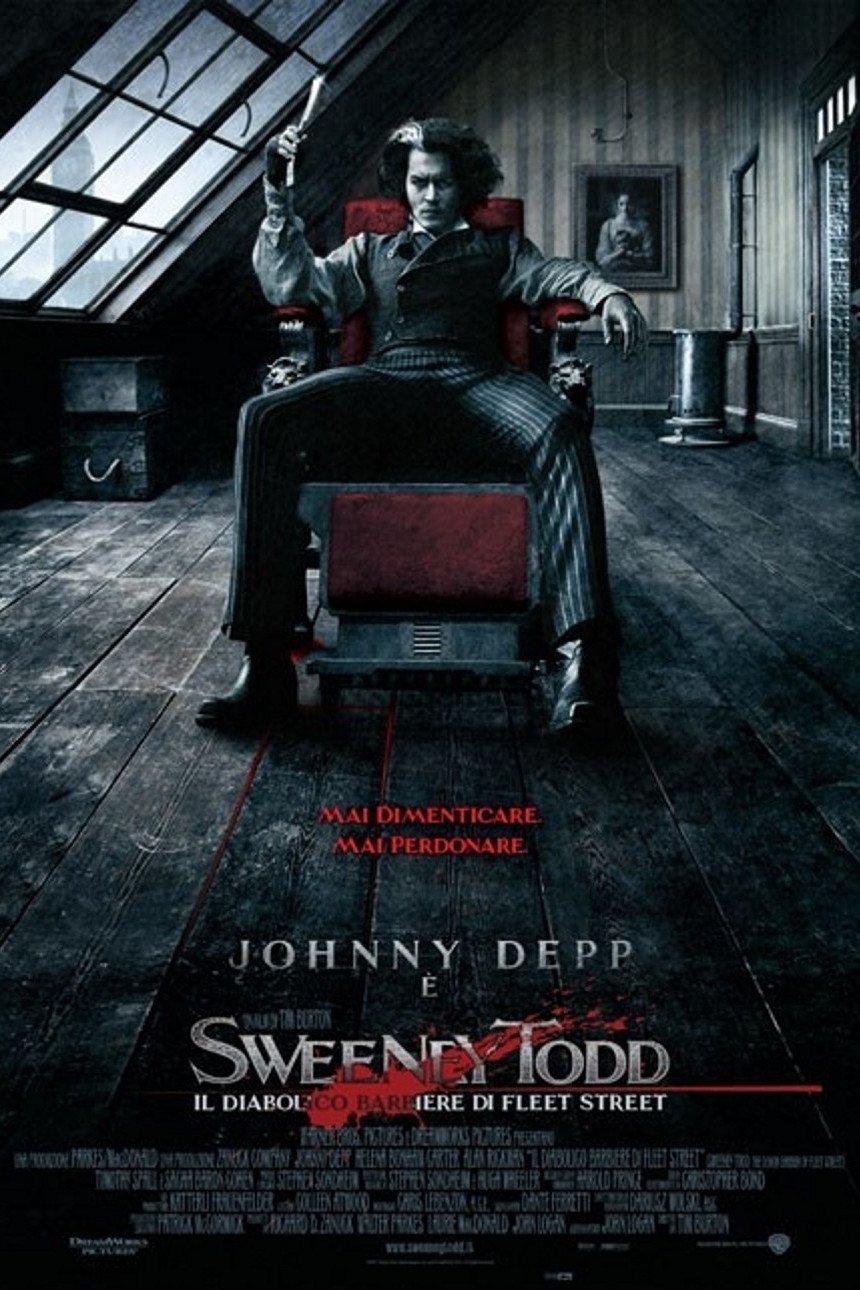 Locandina di Sweeney Todd - Il diabolico barbiere di Fleet Street